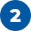 Imagem do número 2 com um círculo azul em volta