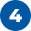 Imagem do número 4 com um círculo azul em volta