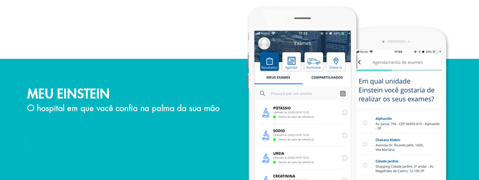 aplicativo meu einstein