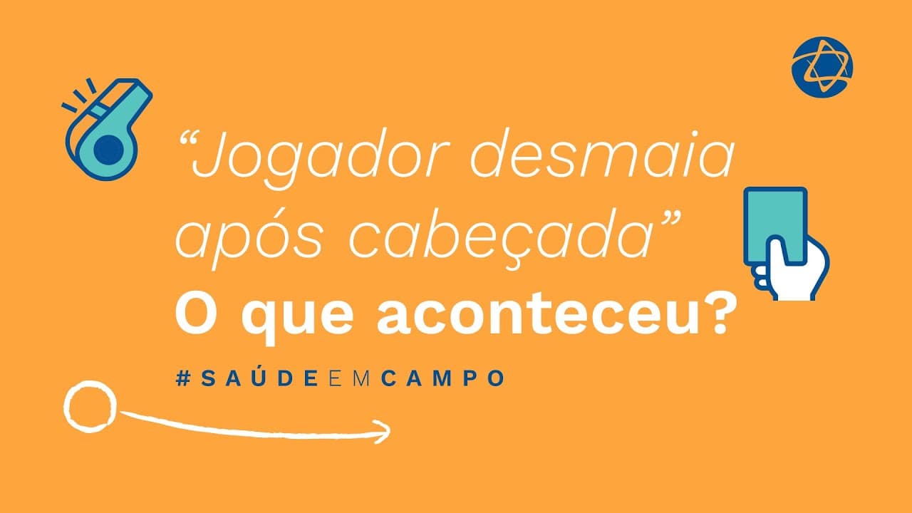 Jogador desmaia após cabeçada
