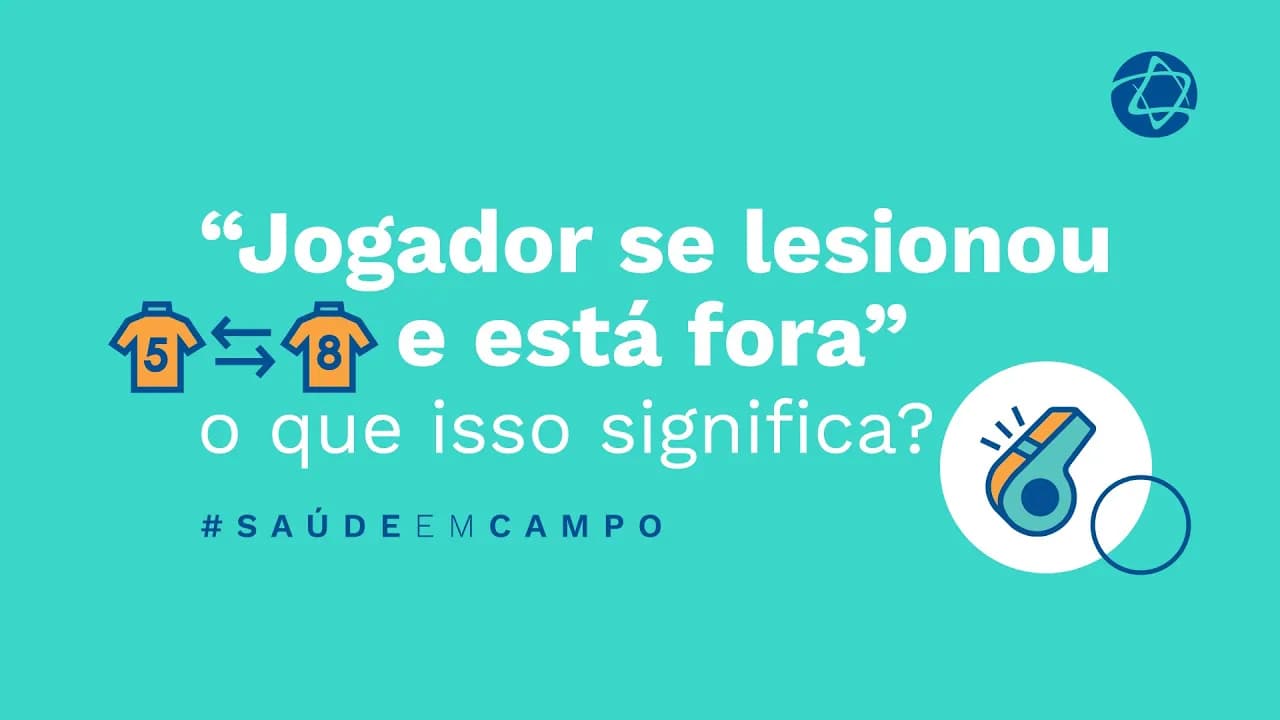Jogador se lesionou e está fora