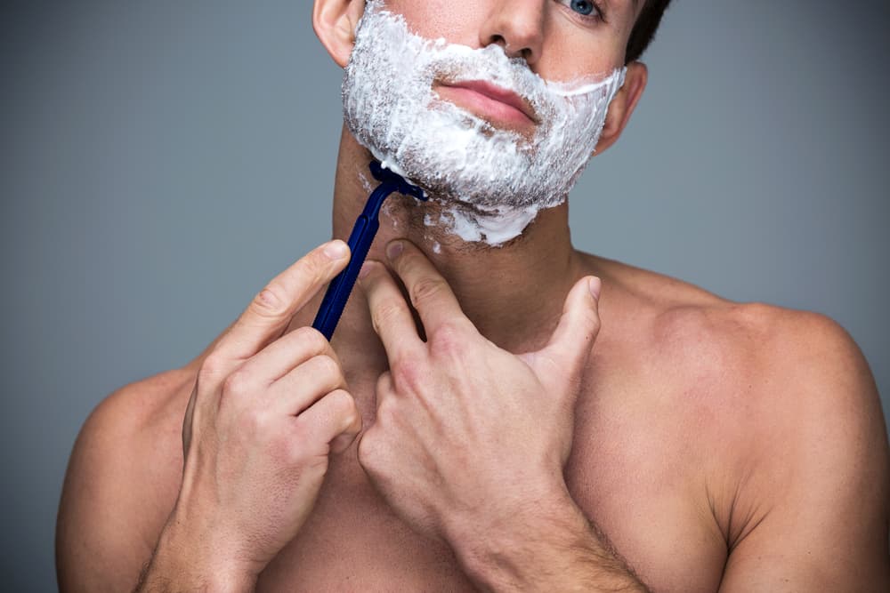 Man,Shaving