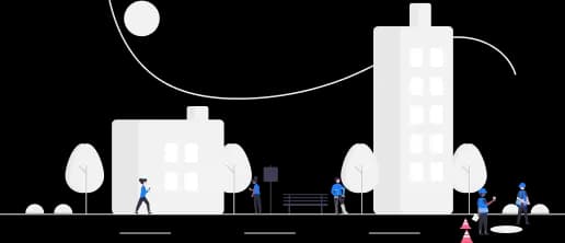 Ilustração de pessoas em ambiente urbano, simboliza a missão do Einstein de oferecer excelência em saúde, geração de conhecimento e responsabilidade social, destacando a contribuição da comunidade judaica à sociedade brasileira. Ilustração de pessoas em ambiente urbano, simboliza a missão do Einstein de oferecer excelência em saúde, geração de conhecimento e responsabilidade social, destacando a contribuição da comunidade judaica à sociedade brasileira.
