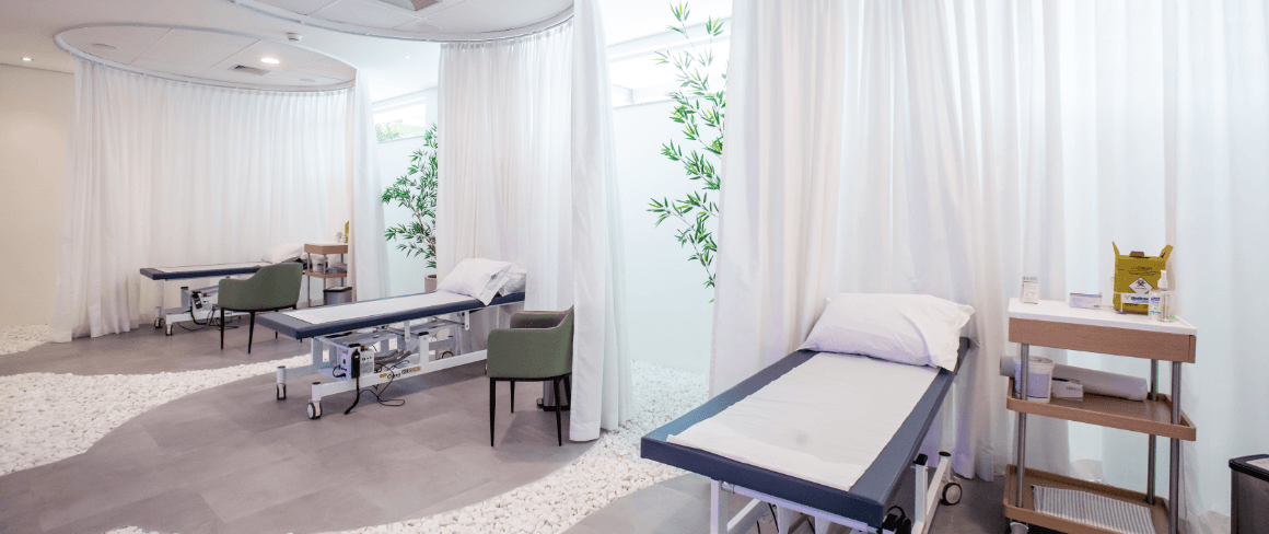 Sala para recuperação após realização de exercício