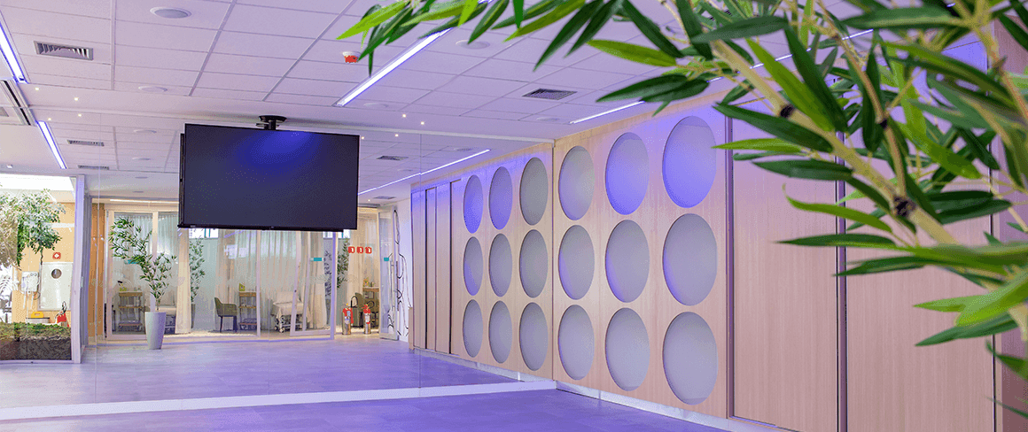Sala para exercícios