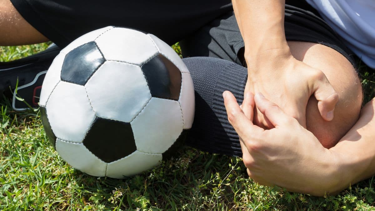 luxação no futebol