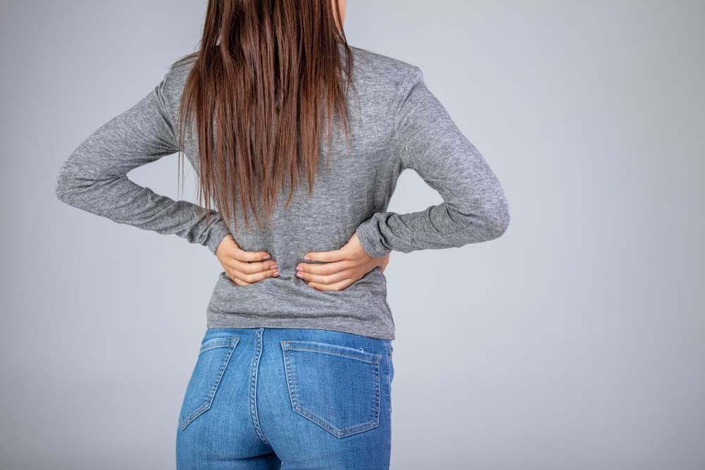 Spine,Osteoporosis.,Scoliosis.,Spinal,Cord,Problems,On,Woman's,Back.,Attractive