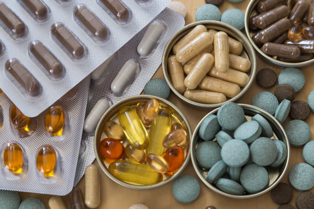 Vitamin,Supplements,,Pills,And,Tablets,In,Blisters,And,Separately
